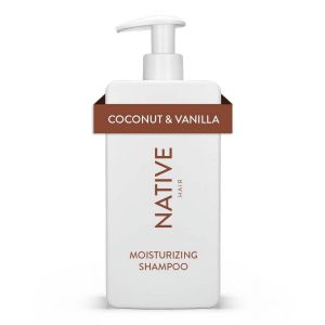 Native Moisturizing Shampoo, Coconut & Vanilla, Sulfate & Paraben Free, 16.5 oz"