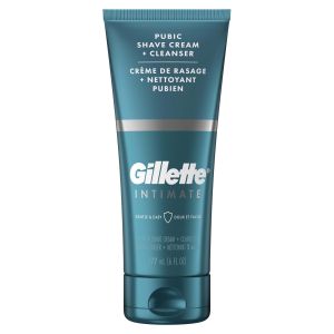 Gillette Male Intimate 2-in-1 Pubic Shave Cream and Cleanser, 6 oz"