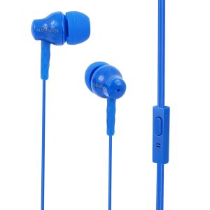 Magnavox MHP4851-BL In-Ear Silicon Earbuds with Microphone - Blue