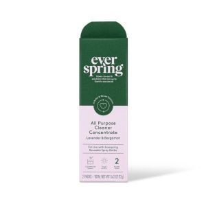 Lavender & Bergamot Ultra-Concentrated All Purpose Cleaner - 0.42oz/2ct - Everspring™