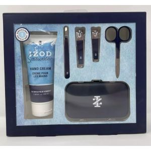 IZOD 6 Piece Grooming Set, Salt Water Hand Cream"