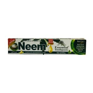 Neem Toothpaste 6 Pack Herbal Active Formula 100% Fluoride Free Bulk Lot