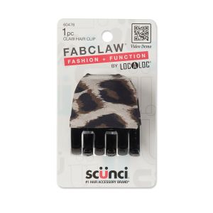 Localoc x Scunci Fab Claw Fabric Covered Hair Clip - 1 Piece