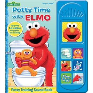 Sesame Street Potty Time with Elmo Sound Book - by Kelli Kaufmann (Board Book)