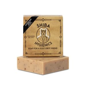 Shiba Hygienics Coffee Bar Spice Soap Bar 5 Oz. All Natural, Cold Processed, Premium Handmade, Unisex Soap Bars for Humans of all Genders, Shapes, Colors, Sizes and Creeds. #Stay Clean, Stay Shiba!"