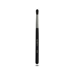 Karity Small Tapered Blender E30 - Professional High-end Medium Length Tapered Pointed Eyeshadow Crease Shading Blending High Quality Bristles Brass F