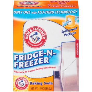 ARM & HAMMER Baking Soda Fridge-n-Freezer Odor Absorber, 14 oz Box"