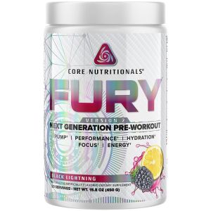 Fury Version 2 Next Generation Pre-Workout - Black Lightning (20 Servings / 15.8 Oz.)