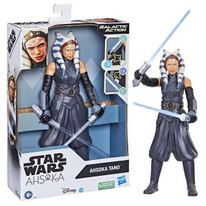 Star Wars: Galactic Action Ahsoka Tano Toy Action Figure for Boys and Girls Ages 4 5 6 7 8 and Up (12”)