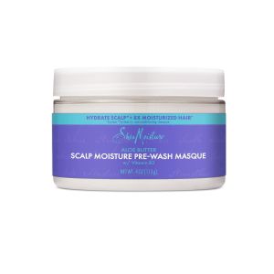 SheaMoisture Scalp Moisture Pre Wash Hair Mask with Vitamin B3 and Aloe Butter, 4 oz"