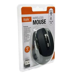 Itek Wireless Mouse 2.4 ghZ 1000-1600 DPI