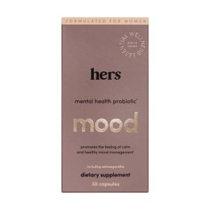 Hers Mood Mental Health Probiotic Supplement for Women with Ashwagandha, 30 Count"