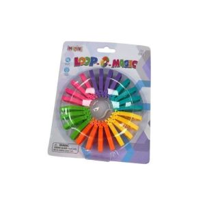 Loop-O-Magic Rainbow Spring Toy Plastic Spring Sensory Fidget Stress Toy