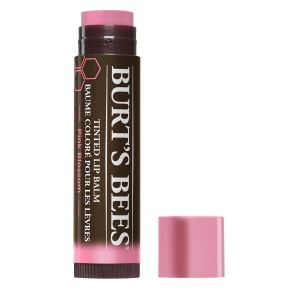 Burt's Bees 100% Natural Tinted Lip Balm, Pink Blossom with Shea Butter & Botanical Waxes - 1 Tube"