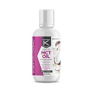 KetoLogic MCT Oil | Supports Fat Loss & Mental Focus | 16 fl. Oz