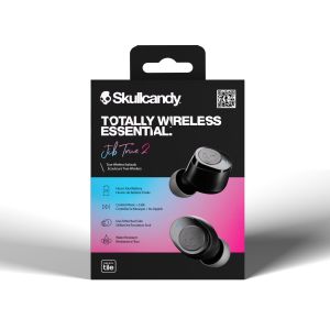 SKULLCANDY Jib True 2 Wireless Bluetooth Earbuds - Black