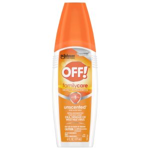 OFF! FamilyCare Insect Repellent Spray, 6 oz Spray Bottle, Unscented"