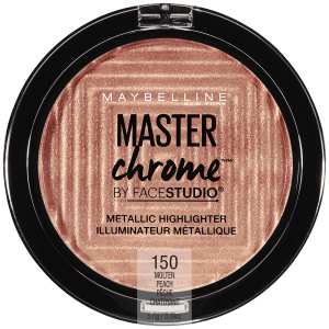 Maybelline Facestudio Master Chrome Metallic Highlighter Makeup, Molten Peach"