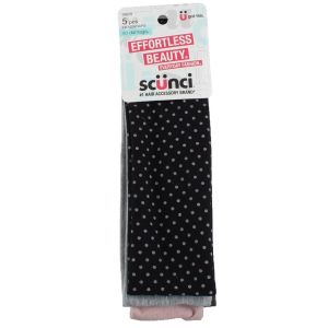 Scunci Effortless Beauty Hairbands, 5 count"