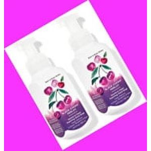 Bath & Body Works Black Cherry Merlot Gentle & Clean Foaming Hand Soap set of 2