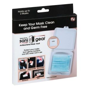 Mask Case Holder Antibacterial Vault Sani Gear Mask Vault