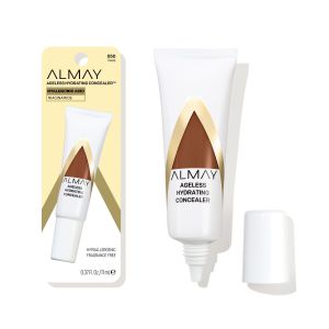 Almay Ageless Hydrating Liquid Concealer Makeup, Natural Finish, 050 Deep, 0.37 fl oz."