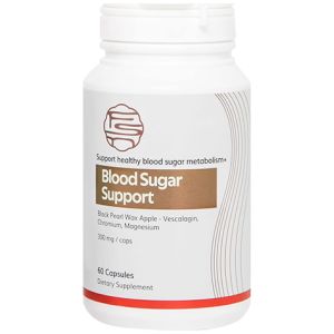 Frusirnag Blood Sugar Support with Black Pearl Wax Apple, Promotes Glucose Metabolism, Non-GMO, Toxin-Free, 60 Veggie Cap"