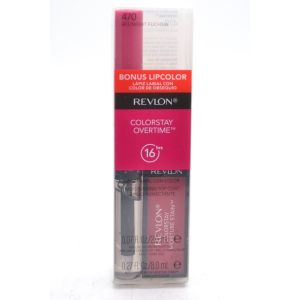 Revlon ColorStay Overtime Moisture Stain 015 Barcelona Nights .27 fl oz with Bonus Lipcolor 470 All Night Fuchsia .07 fl oz