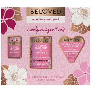 Beloved Cherry Blossom Bath and Body Gift Set - 3pc