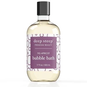 Deep Steep Bubble Bath, 17 oz (Fig Apricot)"