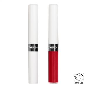 COVERGIRL Outlast All-Day Lip Color Liquid Lipstick and Moisturizing Topcoat, Your Classic Red"