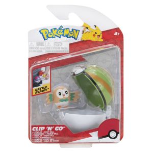 Pokemon Clip 'N' Go Rowlet & Nest Ball