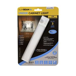 Sensor Brite SlimBeam+ Motion Activated or Manual Under Cabinet Light 1 pk