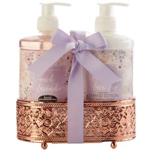 Simple Pleasures 15.8oz. Fresh Lavender Hand Soap & Lotion Caddy