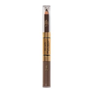 Revlon ColorStay Brow Fantasy Dual Sided Natural Eyebrow Color Pencil, 106 Dark Brown"