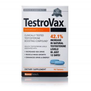 Novex Biotech Testrovax Tablets, Clinically Tested Testosterone Boosting Compound, Increase in Serum Testosterone Levels, 90 Count"