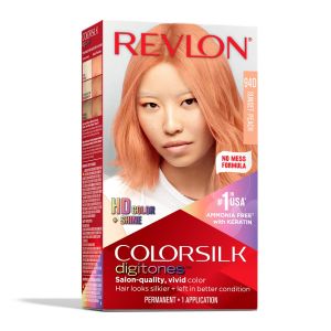 Revlon ColorSilk Digitones Permanent Hair Color with Keratin, Sunset Peach, 1 count"