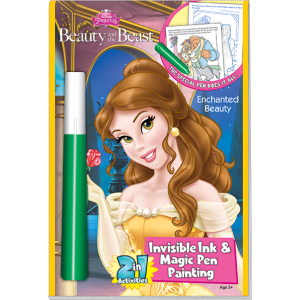 DISNEY'S Princess Magic Pen Painting Book: Beauty and the Beast Coloring Book