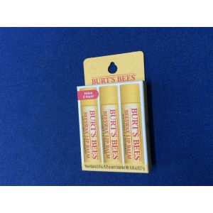 Burt's Bees Lip Balm 100% Natural, Value Pack Set of 3, You Choose Your Favorite