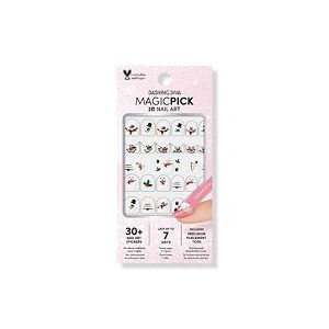 Dashing Diva Snow Globe Sensation Magic Pick Nail Art Stickers