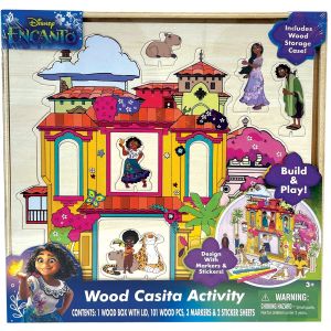 Disney's Encanto: Wood Casita Activity Set - Building & Decorating Set, Ages 3+"