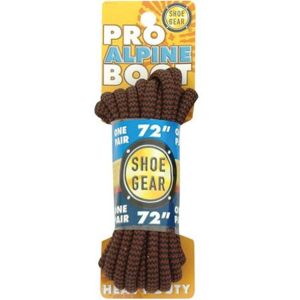 Shoe Gear 375101 60in. Alpine Boot Laces Brown and Black