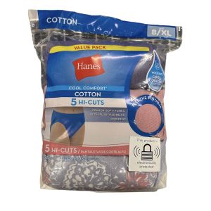 Hanes Hi-Cuts Size L, 5 Pack, Assorted Colors (Unisex)"