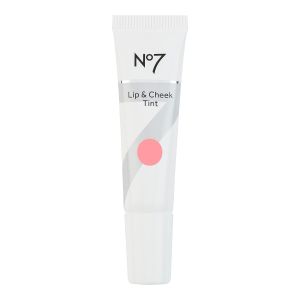 No7 Lip  and  Cheek Tint - Cherry Blossom - Lightweight Lip and Cheek Stain for Rosy Lips  and  Natural Face Blush - Multipurpose Makeup for Lips  and  Cheeks (10ml)