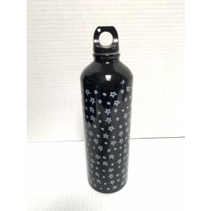 IG Design Midnight Black Stars Themed Aluminum Water Bottle - 24.6 Oz