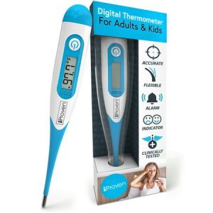 IProven Oral and Rectal Thermometer for Adults and Kids DTR-1835 BLU