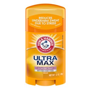 ARM & HAMMER ULTRA MAX Solid AntiPerspirant Deodorant, Powder Fresh, 1.0 oz."