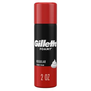 Gillette Foamy Regular Shaving Foam, 2 oz"