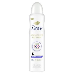 Dove Advanced Care Long Lasting Antiperspirant Deodorant Dry Spray, Sheer Fresh, 3.8 oz"