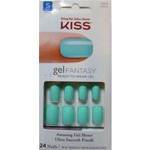 KISS Gel Fantasy Ready-to-Wear Fake Nails, ‘Bookworm’, 28 Count"